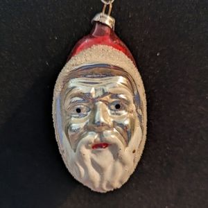 Vintage Very Rare  W Germany Santa Face 1950's